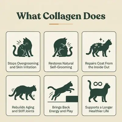 HappyWags™ Liquid Collagen For Cats