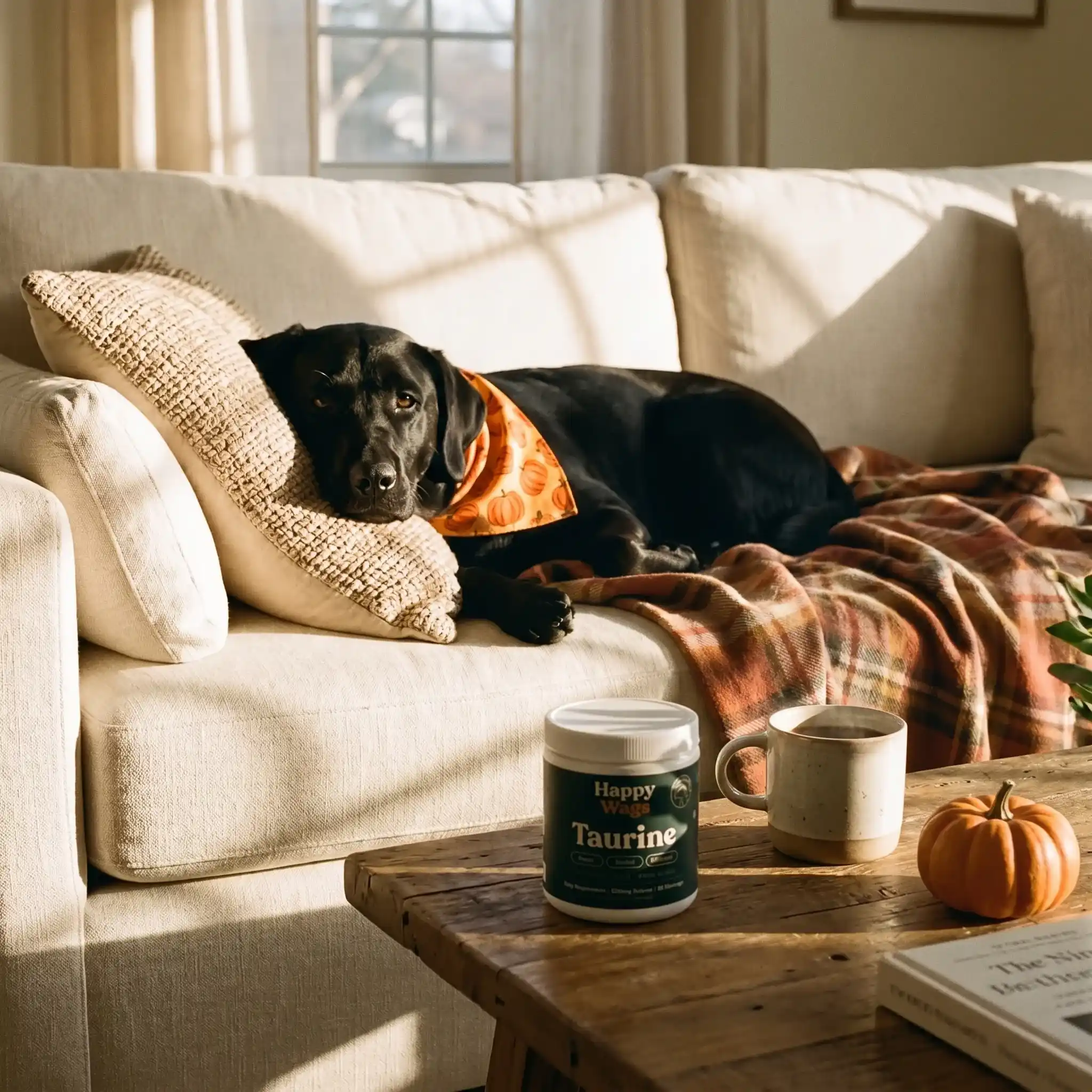Dog with HappyWags Taurine